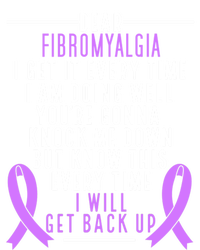 Fibro Warrior I Will Get Back Up Fibromyalgia Awareness Funny Gift Valucap Bio-Washed Visor