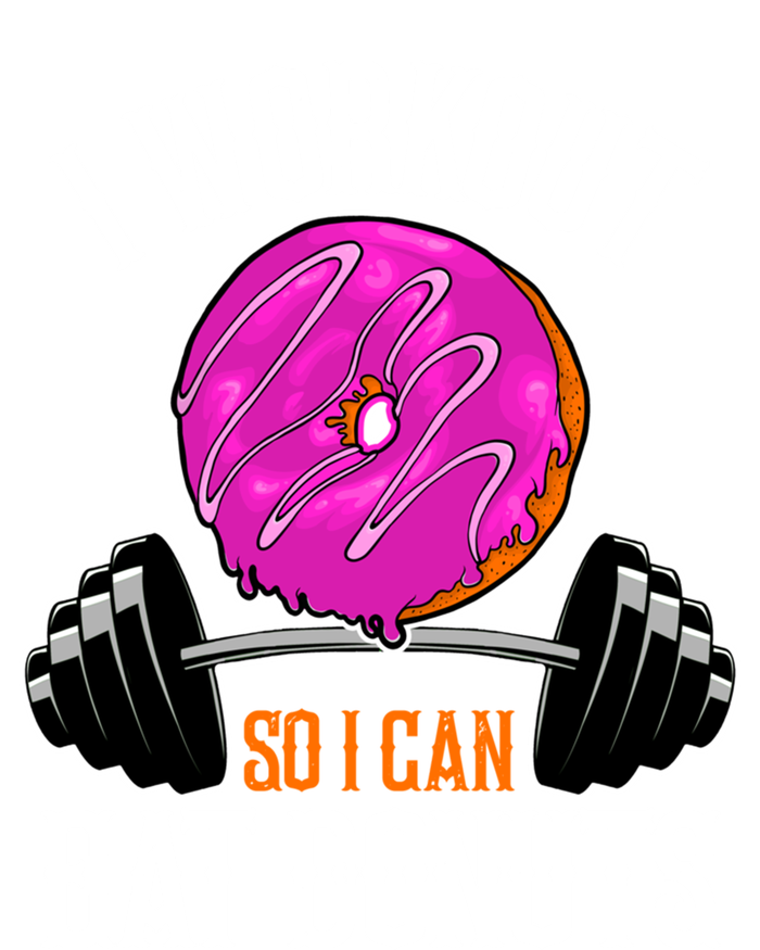 Funny Doughnut I Workout So I Can Eat Donuts Fitness Gym Great Gift Coaster