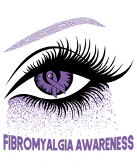 Fibromyalgia Awareness Warrior Purple Bright Eye Funny Gift Full Zip Hoodie