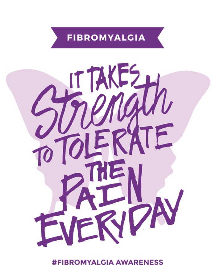 Fibromyalgia It Takes Strength Everyday Gift Fibro Awareness Gift T-Shirt