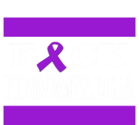 Fibromyalgia Warrior Awareness Purple Ribbon Gift Meaningful Gift Women's V-Neck T-Shirt