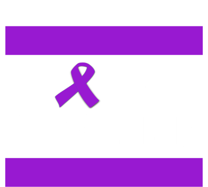 Fibromyalgia Warrior Awareness Purple Ribbon Gift Meaningful Gift Women's V-Neck T-Shirt