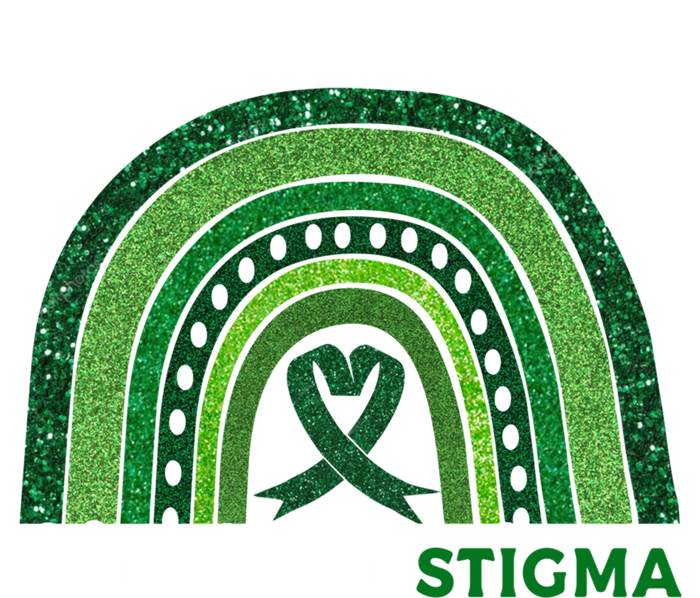 Fight The Stigma Green Ribbon Tal Health Awareness Cute Gift Tank Top