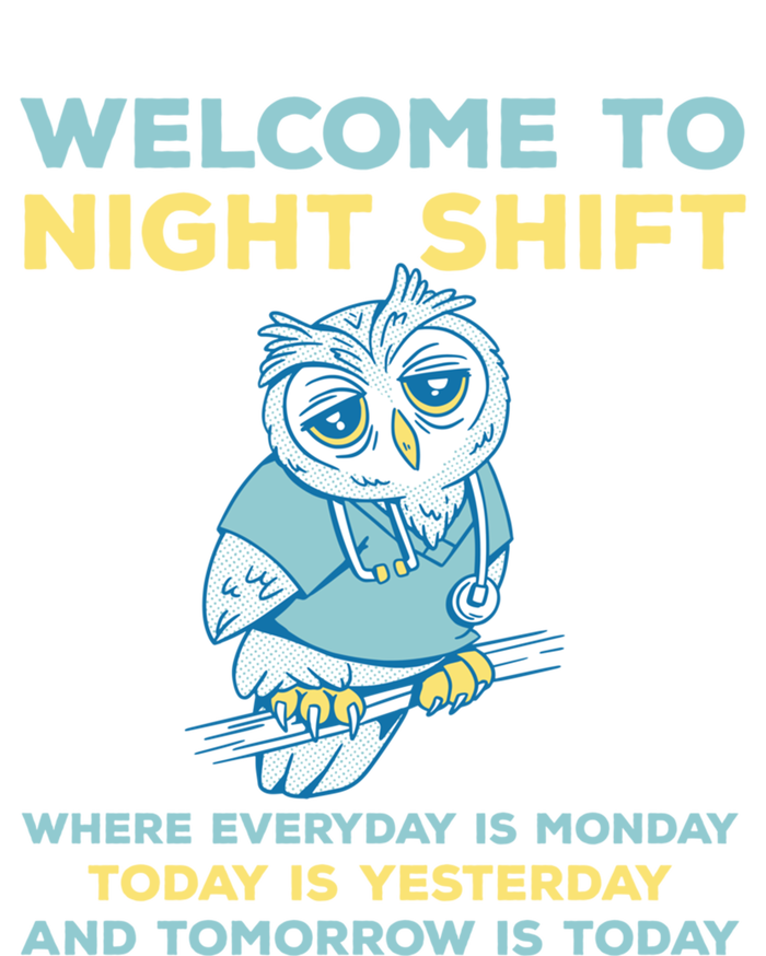 Funny Night Shift Quote Owl Graveyard Shift Cute Gift T-Shirt