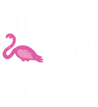 Fitness: Don't Skip Leg Day Gift Flamingo Meaningful Gift Women's V-Neck T-Shirt