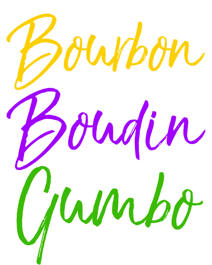 Funny Mardi Gras Quote New Orleans Gift Bourbon Boudin Gumbo Gift Softstyle Adult Sport Polo