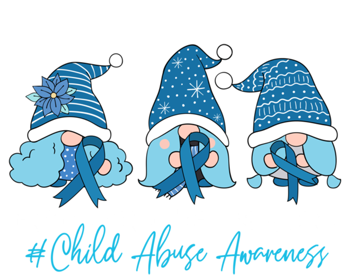 Gnome One Fights Alone Abuse Awareness Blue Ribbon Gift Tank Top