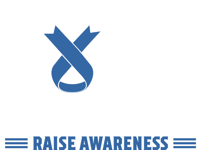 Fuck Cancer Cute Gift Blue Ribbon Colon Cancer Awareness Bumper Sticker