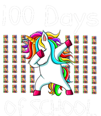 100th Day Of School Dabbing Unicorn Teacher, 100 Days High Crown Mesh Back Trucker Hat