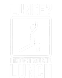 Funny Gym , Workout Top, Lunge Lunch Stick Figure Large Microfiber Waffle Golf Towel