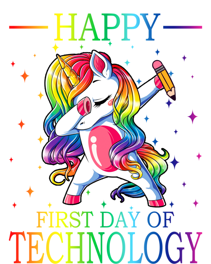 Happy First Day Of Technology Unicorn Gift Button