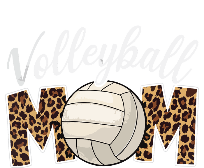 Volleyball Mom Leopard Funny Sport Ball Mom Mother's Day Kids Hoodie