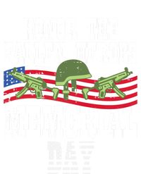 Honor The Fallen Heroes Memorial Day Us Flag Great Gift Sustainable Beanie