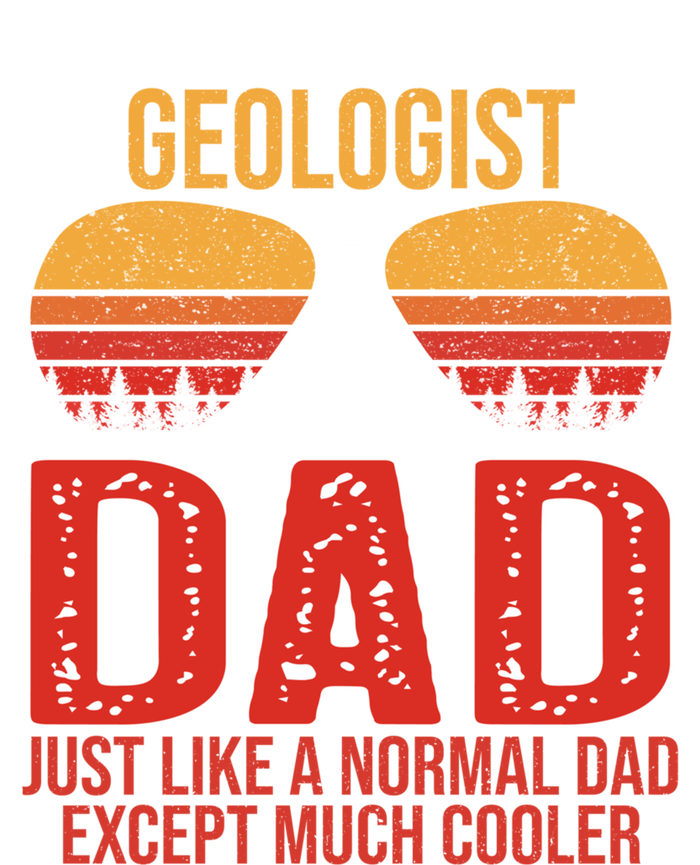 Geologist Dad Retro Sunglasses For Father's Day Gift Ceramic Bell Ornament