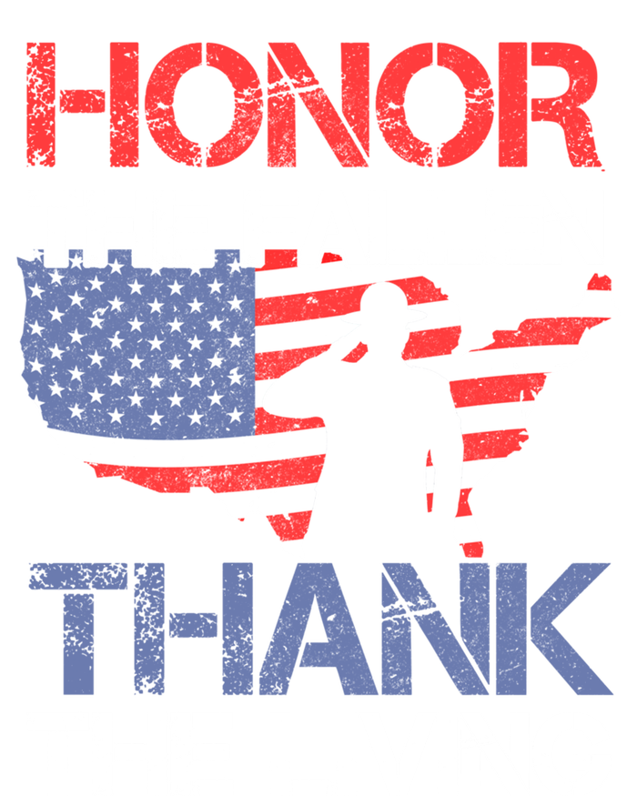 Honor The Fallen Thank The Living Memorial Day Gift T-Shirt