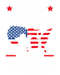 Honor The Fallen Thank The Living Usa American Memorial Day Great Gift Tall Sweatshirt