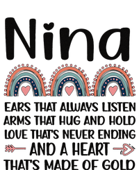 Nina Grandmother Appreciation Nina Grandma Rainbow Long Sleeve Shirt