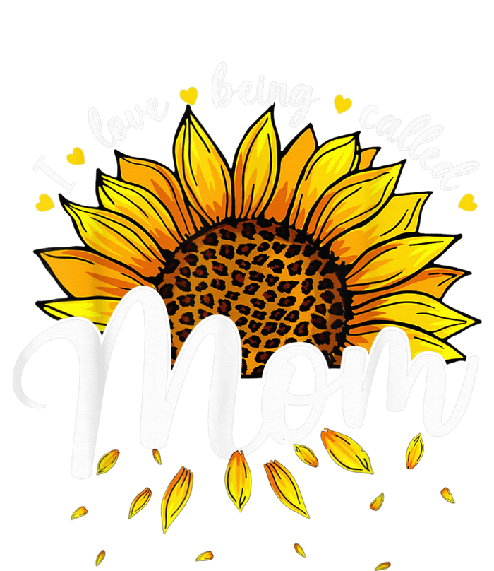 I Love being called Mom Cute Sunflower Wo Mothers Day 7-Panel Snapback Hat