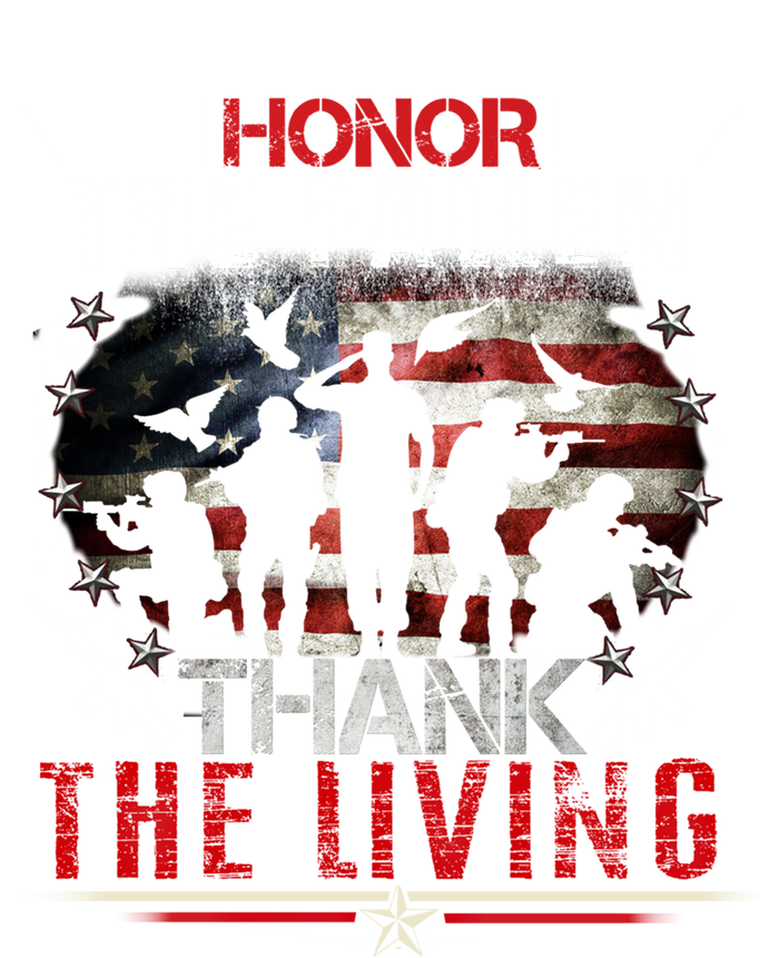 Honor The Fallen Veteran Themed Military Support Memorial Meaningful Gift T-Shirt