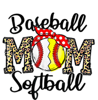 Bleached Softball Baseball Mom Leopard Tee Mothers Day Wo T-Shirt