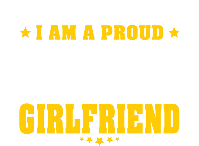 I Am A Proud Army Friend Patriotic Pride Military Couple Cute Gift Pom Pom 12in Knit Beanie