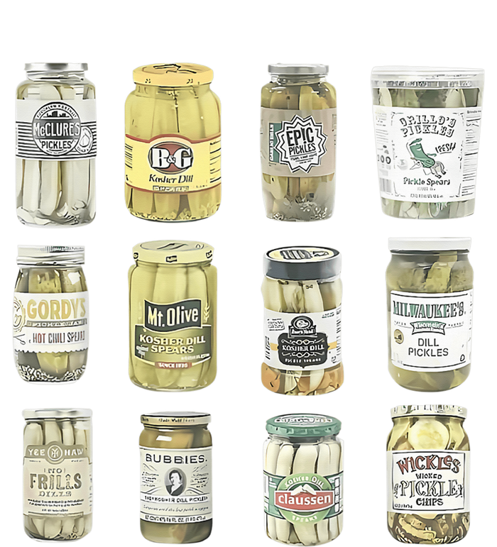 Vintage Canned Pickles Homemade Dill Pickles Gifts for Mom T-Shirt