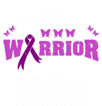 Grandson Of A Warrior Testicular Cancer Awareness Funny Gift T-Shirt