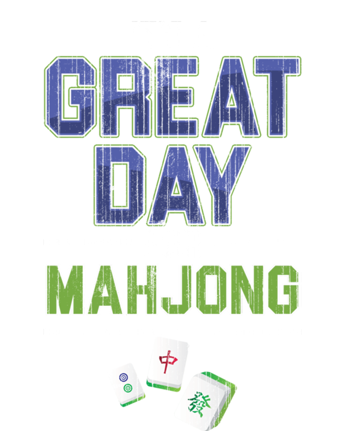 Great Day For Mahjong Player Chinese Board Game Solitaire Funny Gift Magnet