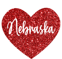 I Love Nebraska Usa Red Heart Cute Gift 16 in Basic Backpack