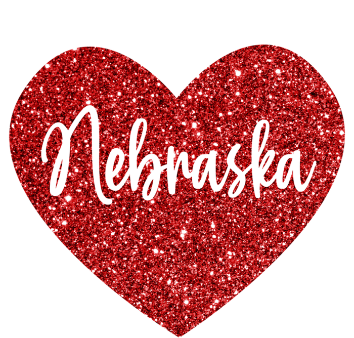 I Love Nebraska Usa Red Heart Cute Gift 16 in Basic Backpack