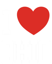 I Love Ohio Loveheart Usa State Cool Gift T-Shirt