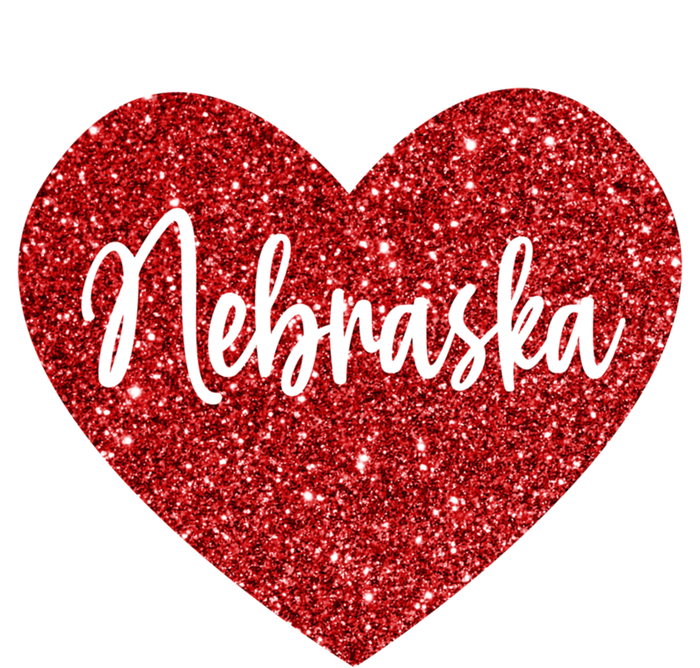 I Love Nebraska Usa Red Heart Gift Tall Hoodie