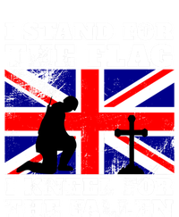 I Stand For The Flag I Kneel For The Fallen Union Jack Gift T-Shirt