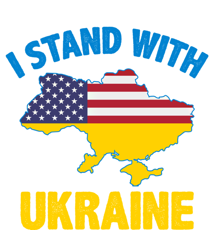 I Stand With Ukraine Map American Flag Us Support Ukrainian Gift Women's Flannel Pajama Set