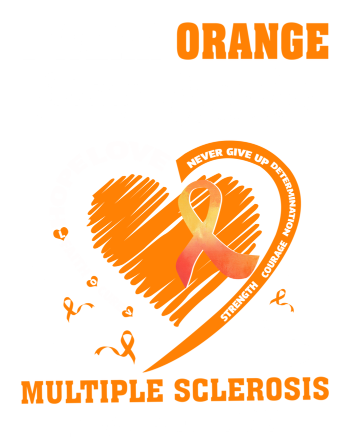 I Wear Orange For My Cousin Multiple Sclerosis Ms Cute Gift Tank Top