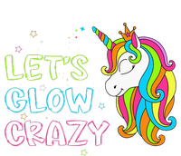 Let's Glow Crazy Glow Party Unicorn Lover Birthday T-Shirt