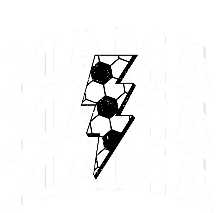 Soccer Mama Distressed Lightning Bolt Mom City Backpack