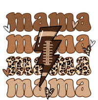 Football Mama Distressed Lightning Bolt Mom T-Shirt