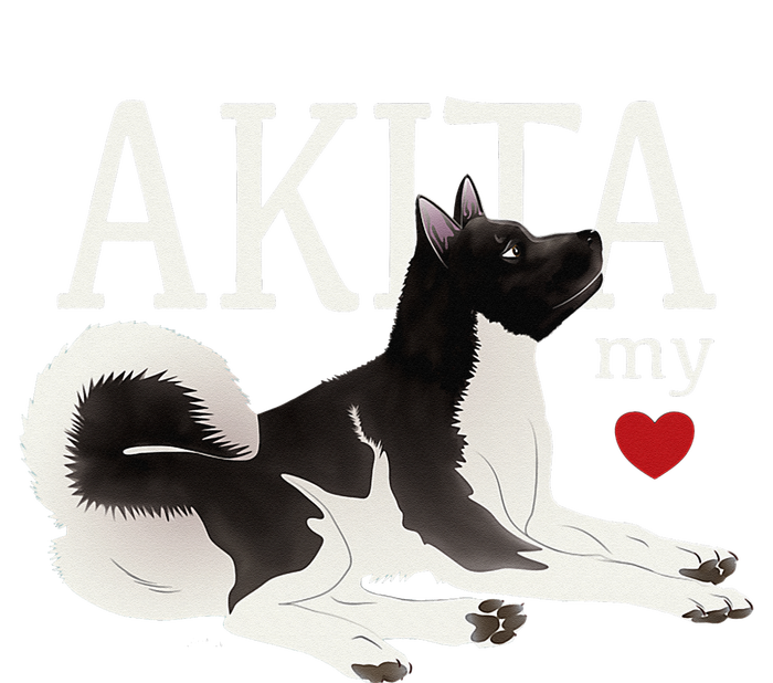 Dog Lovers AKITA My Heart A Key to My Heart 7-Panel Snapback Hat