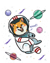 funny Astronaut Dog In Space Shiba Inu Akita Women's Strappy Tank