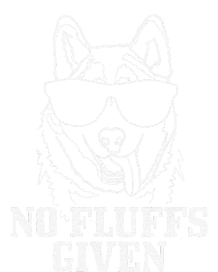 No Fluffs Given German Shepherd Akita Dog Mom V-Neck T-Shirt