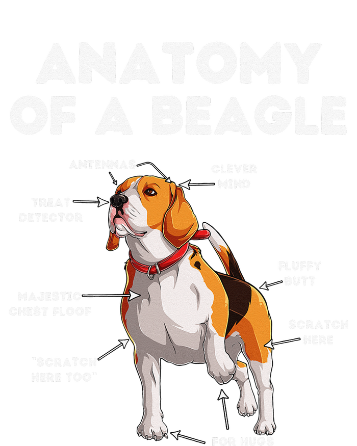 Anatomy of a Beagle Funny Beagle Dog Lover T-Shirt