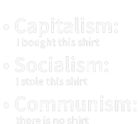 Capitalism Socialism Communism Libertarian Economics Freedom Long Sleeve Shirt