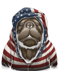 Walrus American Flag USA Tee 4th July Gifts Graphic Tees T-Shirt