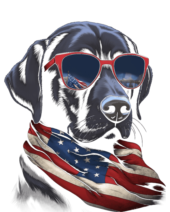 Labrador Retriever American Flag USA Tee 4th July Gifts Youth Performance Sprint T-Shirt