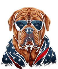 Dogue De Bordeaux American Flag USA Tee 4th July Gifts Toddler T-Shirt