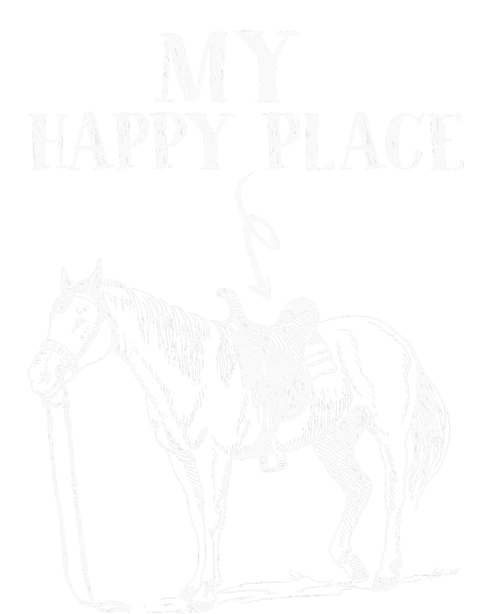 My Happy Place Horse Riding Horse Lover T-Shirt