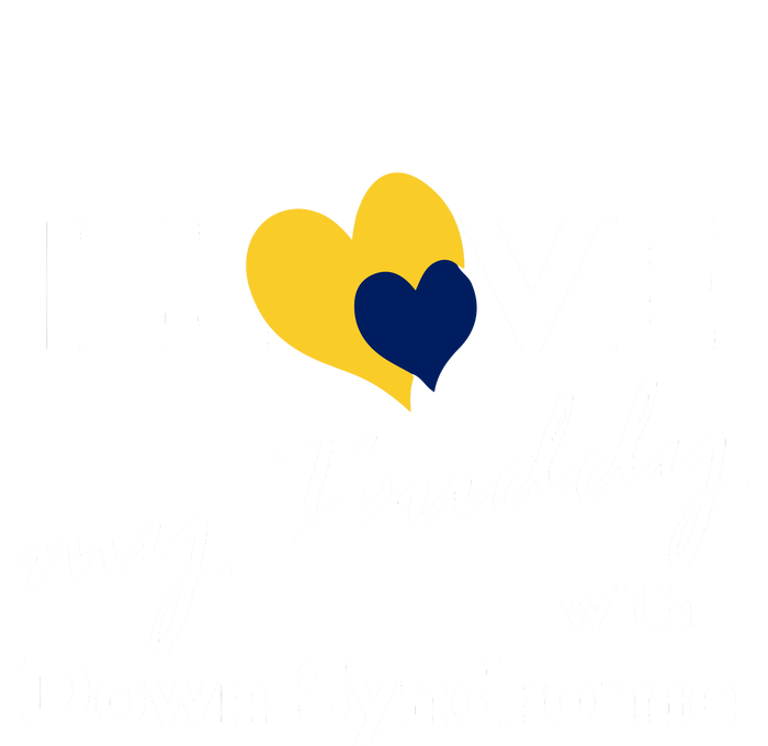 I Love My Buddy With Down Syndrome Gift Family Matching T-Shirt