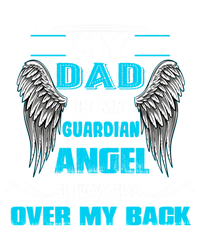 My Dad Is My Guardian Angel He Watches Over My Back Loss Dad Gift Poster