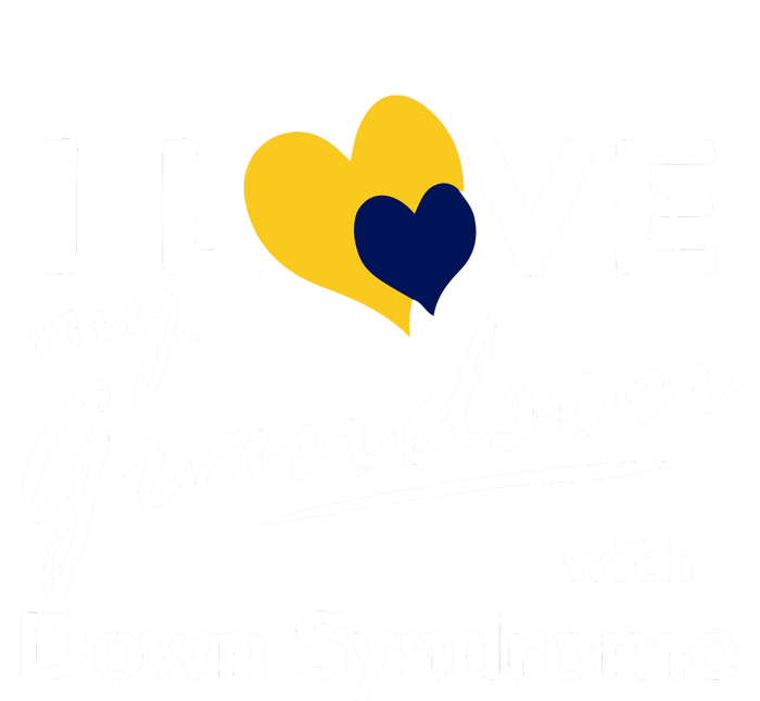 I Love My Grandson With Down Syndrome Gift Family Matching T-Shirt